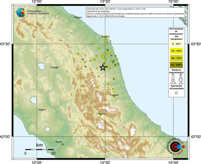 Mappa comuni con almeno 3 questionari
