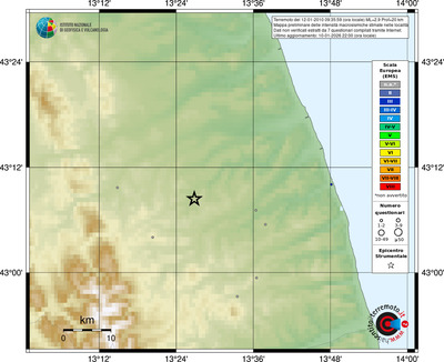 Mappa EMS - località