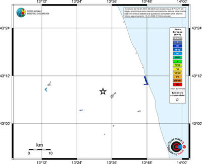 Mappa EMS - territori località