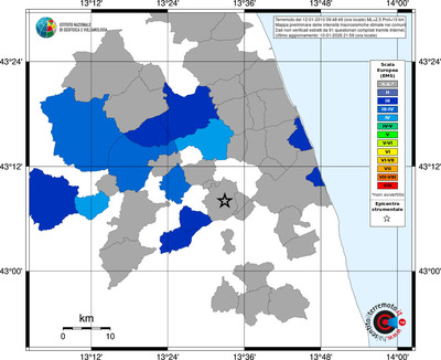 Mappa EMS - territori comuni