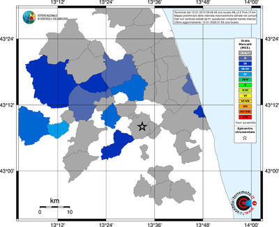 Mappa MCS - territori comuni