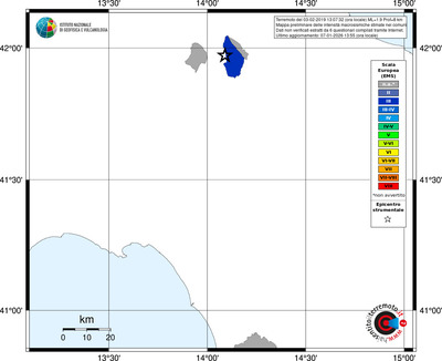 Mappa EMS - territori comuni