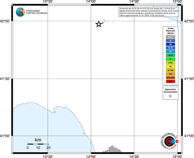 Mappa MCS - territori località