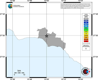 Mappa EMS - territori comuni