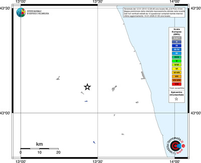 Mappa EMS - territori località