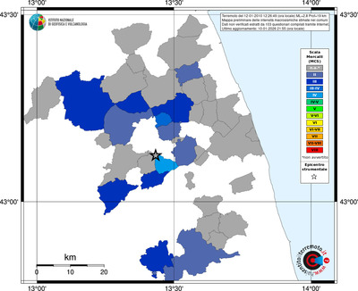 Mappa MCS - territori comuni