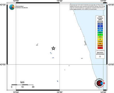 Mappa EMS - territori località