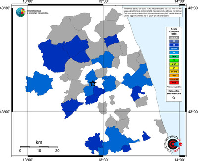 Mappa EMS - territori comuni