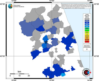 Mappa MCS - territori comuni