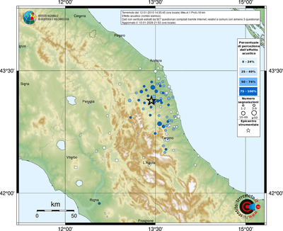 Mappa comuni con almeno 3 questionari