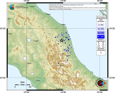 Mappa comuni con almeno 3 questionari
