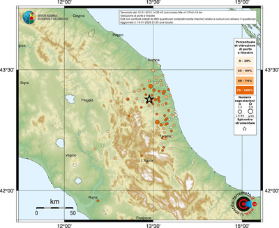 Mappa comuni con almeno 3 questionari