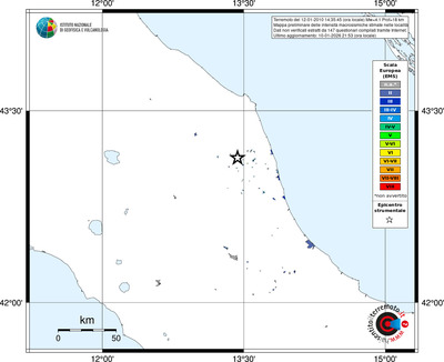 Mappa EMS - territori località
