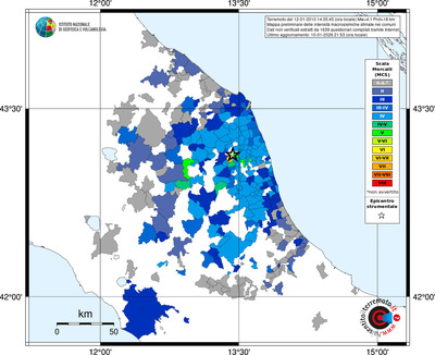 Mappa MCS - territori comuni