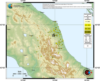 Mappa comuni con almeno 3 questionari