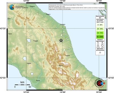 Mappa comuni con almeno 3 questionari