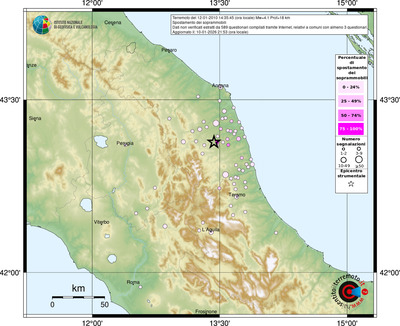 Mappa comuni con almeno 3 questionari