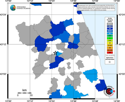 Mappa EMS - territori comuni