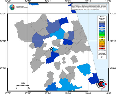 Mappa MCS - territori comuni