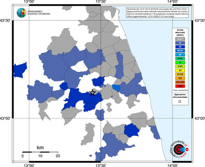 Mappa MCS - territori comuni