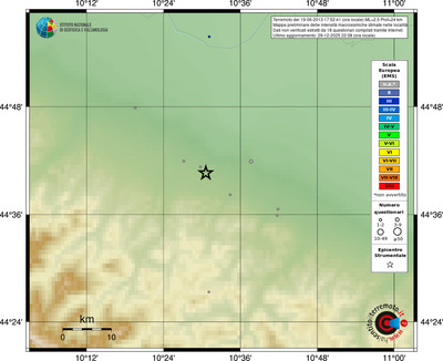 Mappa EMS - località