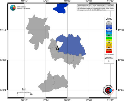 Mappa MCS - territori comuni
