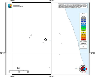 Mappa EMS - territori località
