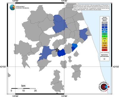 Mappa MCS - territori comuni
