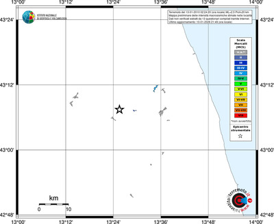 Mappa MCS - territori località
