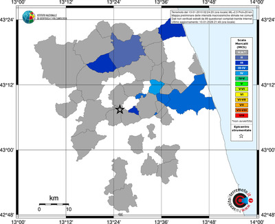 Mappa MCS - territori comuni