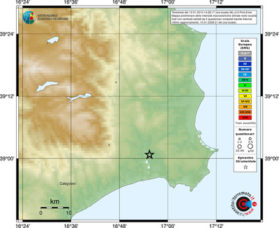 Mappa EMS - località
