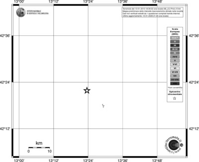 Mappa EMS - territori località