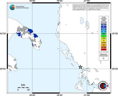 Mappa EMS - territori comuni