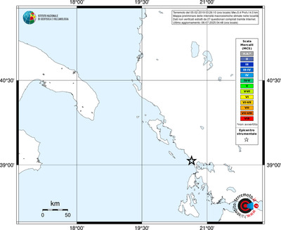 Mappa MCS - territori delle località