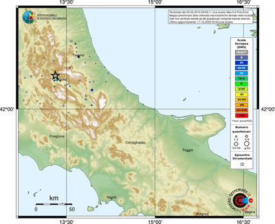 Mappa EMS - località