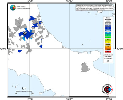 Mappa EMS - territori comuni