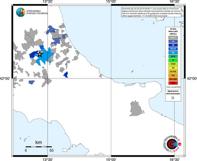 Mappa MCS - territori comuni