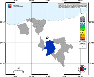 Mappa MCS - territori comuni