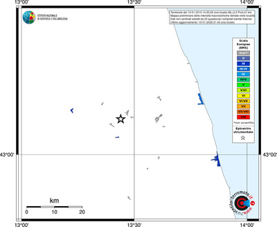 Mappa EMS - territori località