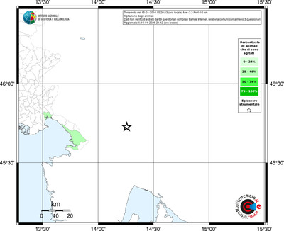 Mappa territorio comunale con almeno 3 questionari