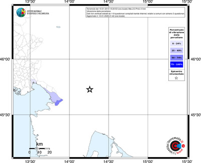 Mappa territorio comunale con almeno 3 questionari