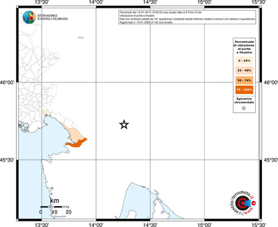 Mappa territorio comunale con almeno 3 questionari