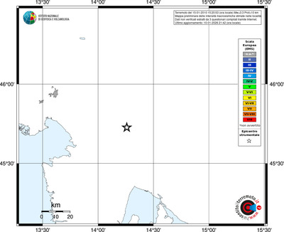 Mappa EMS - territori località
