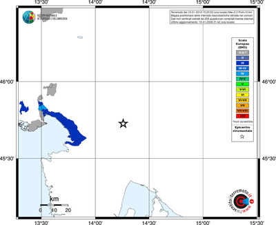 Mappa EMS - territori comuni