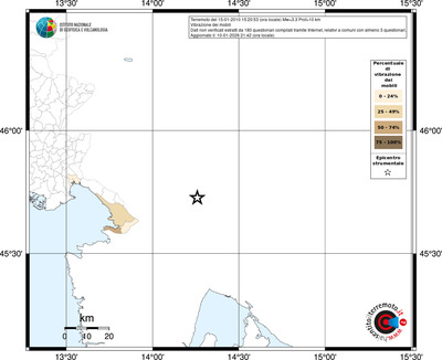 Mappa territorio comunale con almeno 3 questionari