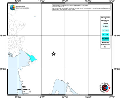 Mappa territorio comunale con almeno 3 questionari