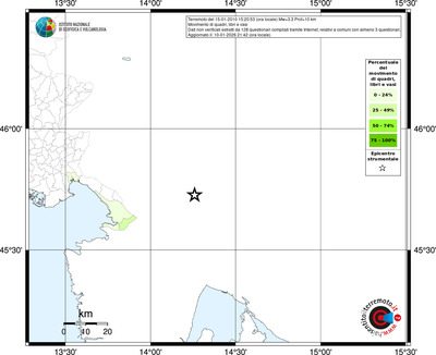 Mappa territorio comunale con almeno 3 questionari