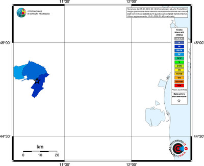 Mappa MCS - territori comuni
