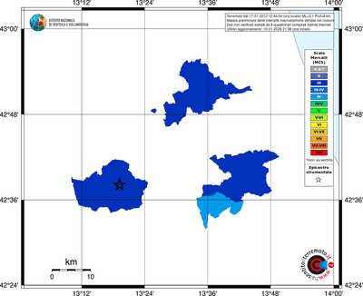 Mappa MCS - territori comuni