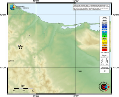 Mappa MCS - località